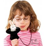 Folkmanis Králík v klobouku na prst 13 cm – Zboží Dáma