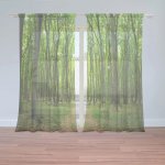 Záclony Cesta v lese: 2 ks - 150x250 cm - Sablio – Hledejceny.cz