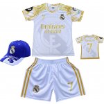 Numberoplus Premium dětský fotbalový dres + fotbalová kšiltovka Real Madrid 23/24 bílá Cristiano Ronaldo CR7 – Zboží Dáma