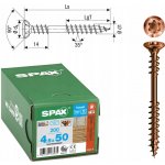 Fasádní šrouby SPAX 4.5x50 TX20 A2 bronz 200 ks – Hledejceny.cz