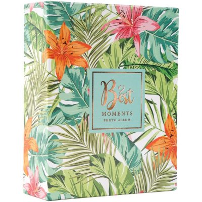 Fandy Fotoalbum kniha 10 x 15 cm 100 fotek Květy zelené 619563 – Zboží Mobilmania