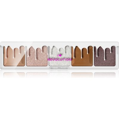 I Heart Revolution Mini Chocolate Palette paletka očních stínů White Vanilla Cream 5,5 g – Sleviste.cz