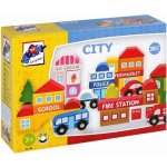 WOODY DŘEVO Příslušenství k dráze set Město – Sleviste.cz