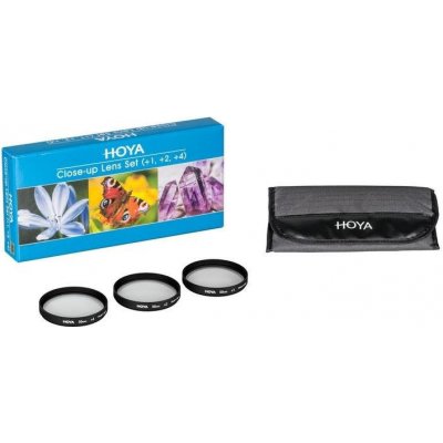 Hoya Close-Up set +1 +2 +4 HMC 62 mm – Zboží Mobilmania