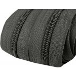 Nekonečný zip spirálový 5 mm - tmavě šedý – Hledejceny.cz