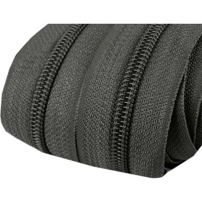 Nekonečný zip spirálový 5 mm - tmavě šedý – Hledejceny.cz