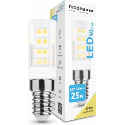 Modee Smart Lighting LED Special Ceramic žárovka E14 3.5W teplá bílá – Zboží Mobilmania