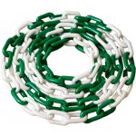 Flomat plastový vymezovací řetěz 25 m x 0,6 cm zeleno-bílý – Zboží Mobilmania