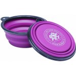 BAFPET Cestovní miska Fuchsie 380 ml 10035 – Sleviste.cz