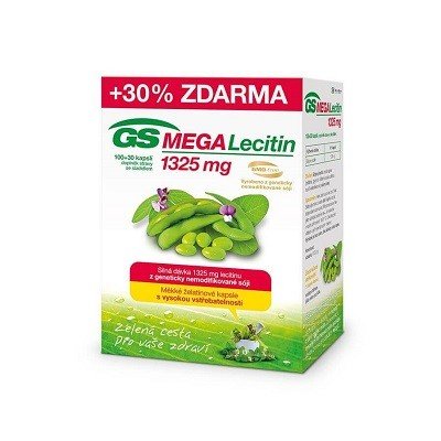GS Mega Lecitin 1325 mg 130 kapslí – Zbozi.Blesk.cz
