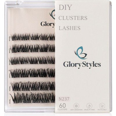 GloryStyles Samolepící segmentové řasy Invisible Band N237 dlouhé (10 - 16 mm) – Sleviste.cz