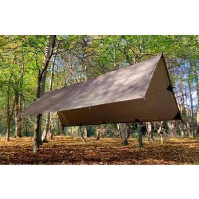 DD Hammocks Tarp 350 x 350 cm Hnědá – Zboží Dáma