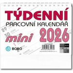 BOBO stolní pracovní MINI týdenní řádkový 2026 – Zboží Mobilmania