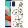 Pouzdro a kryt na mobilní telefon Samsung Pouzdro ACOVER Samsung Galaxy A51 A515F s motivem Flower