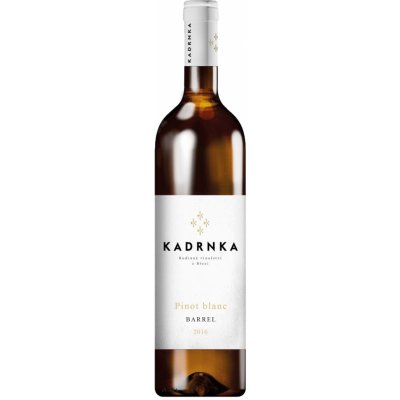 Kadrnka Pinot blanc Barrel 2016 0,75 l – Sleviste.cz