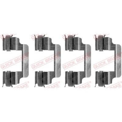 QUICK BRAKE Sada prislusenstvi, oblozeni kotoucove brzdy 109-1231 – Zbozi.Blesk.cz