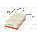 Vzduchový filtr VALEO 585071 – Hledejceny.cz