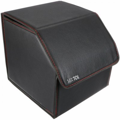 Organizér do kufru auta CAR COMPACT LEATHER S, 1 přihrádka, skládací, s víkem SIXTOL – Zboží Mobilmania