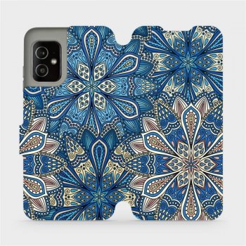 Pouzdro Mobiwear parádní Flip Asus Zenfone 8 - V108P Modré mandala květy