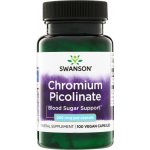 Swanson Chrom Pikolinát 200 mcg 100 kapslí – Hledejceny.cz