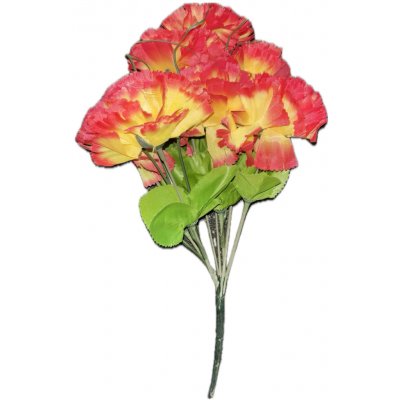 Umělá květina - 34 cm, 1 ks Varianta: Červeno/žlutá – Zboží Dáma