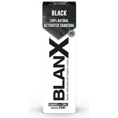 BlanX BLACK bělicí s aktivním černým uhlím 75 ml – Hledejceny.cz