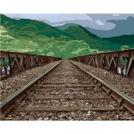 Malování podle čísel KOLEJE PŘES MOST – Hledejceny.cz