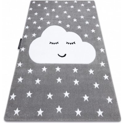 Dywany Łuszczów Petit Cloud stars grey Šedá – Zboží Mobilmania