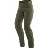 Kalhoty na motorku Dainese CASUAL SLIM Lady zelené