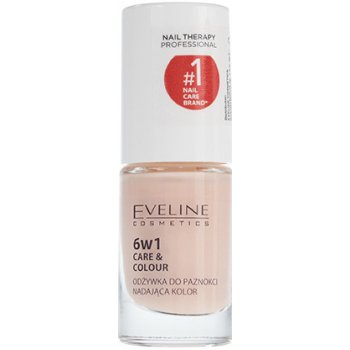 Eveline Cosmetics SOS Nail Therapy vyživující barevný lak na nehty 6v1 NUDE 5 ml