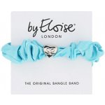 By Eloise London Silver Heart Silk Scrunchie barva Royal Blue – Zboží Dáma