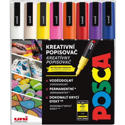 Uni Posca PC-3M sada 16 ks – Zbozi.Blesk.cz