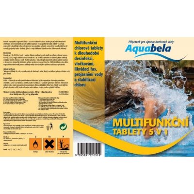 AQUABELA Multifunkční tablety 5v1 - 2 kg – Hledejceny.cz