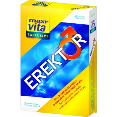 Maxivita Erektor 15 kapslí – Hledejceny.cz