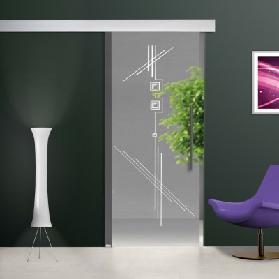 Glasdesign Aristo skleněné posuvné dveře 1025 x 2050 mm – Zboží Mobilmania