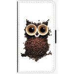 Pouzdro iSaprio Owl And Coffee - iPhone 5/5S/SE – Sleviste.cz