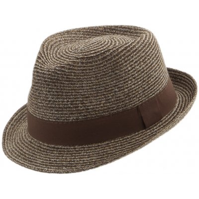 Letní klobouk trilby Faustmann hnědý – Sleviste.cz