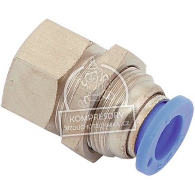 Pneumatics & Hydraulics Přepážková spojka s vnitřním závitem 10 - G1/4 – Hledejceny.cz
