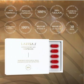 DuoLife LAZIZAL Advanced Face Lift Capsules 30 kapslí