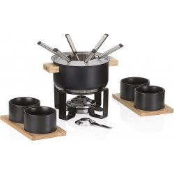 Kela Fondue Gunten nerez černá 19,0cm 20,0cm 1,6l