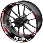 jednodílné polepy na kola Aprilia Tuono V4 černo-šedá – Hledejceny.cz