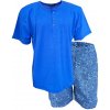 Pánské pyžamo n-feel Benter H8558 pánské pyžamo krátké modré