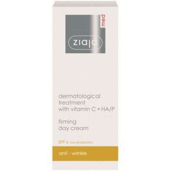 Ziaja Med Vitamin C & Hyaluronic Acid Dermatitis zpevňující krém na den s vitamín C + HA/P 50 ml