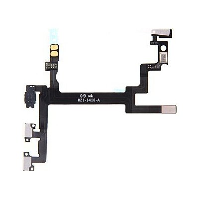 AppleMix Flex kabel s přepínačem MUTE + ovládání hlasitosti + POWER pro Apple iPhone 5 - kvalita A+