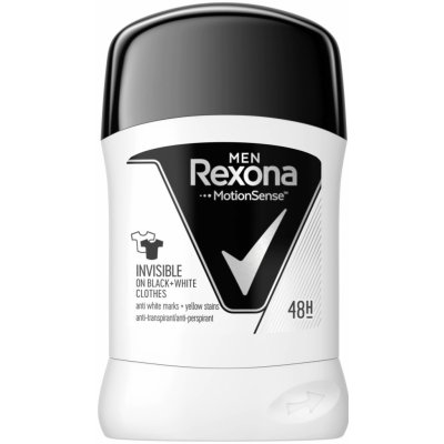 Rexona Men Invisible on Black+White clothes deostick 50 ml – Zbozi.Blesk.cz