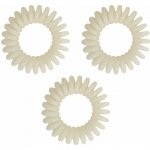 BIFULL Profesional Bobbles Hair Band gumička na vlasy 3 ks barva bílá unisex – Zboží Mobilmania