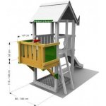 Balcony Module přídavný modul k dětskému hřišti Jungle Gym – Zboží Mobilmania