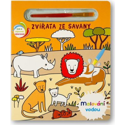 Malování vodou Zvířata ze savany – Zboží Mobilmania