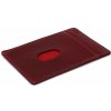 Peněženka Arwel Červená jednoduchá kožená dokladovka