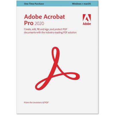 Kancelářský software Adobe Acrobat Pro, Win/Mac, CZ BOX 65310803